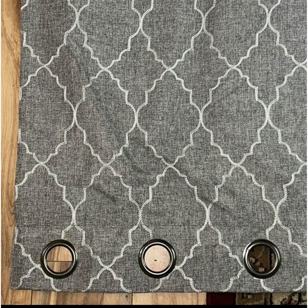 Sonoma Goods for Life set of 3 (6 panels) 84 inches x 50” Blackout Grey Curtains